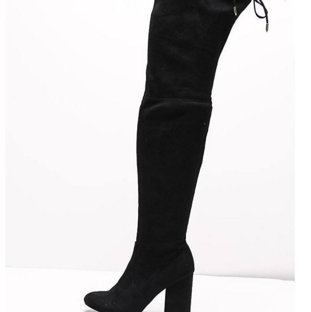 Steve Madden Black Heeled Boots